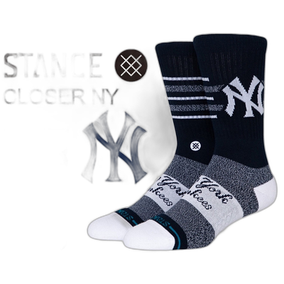 日本直邮 STANCE CLOSER NY NAVY a556a24cny-nvy 袜子海军蓝