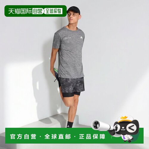 日本直邮adidas Own The Run 2-in-1 运动短裤 男士 [JN9] 灰色
