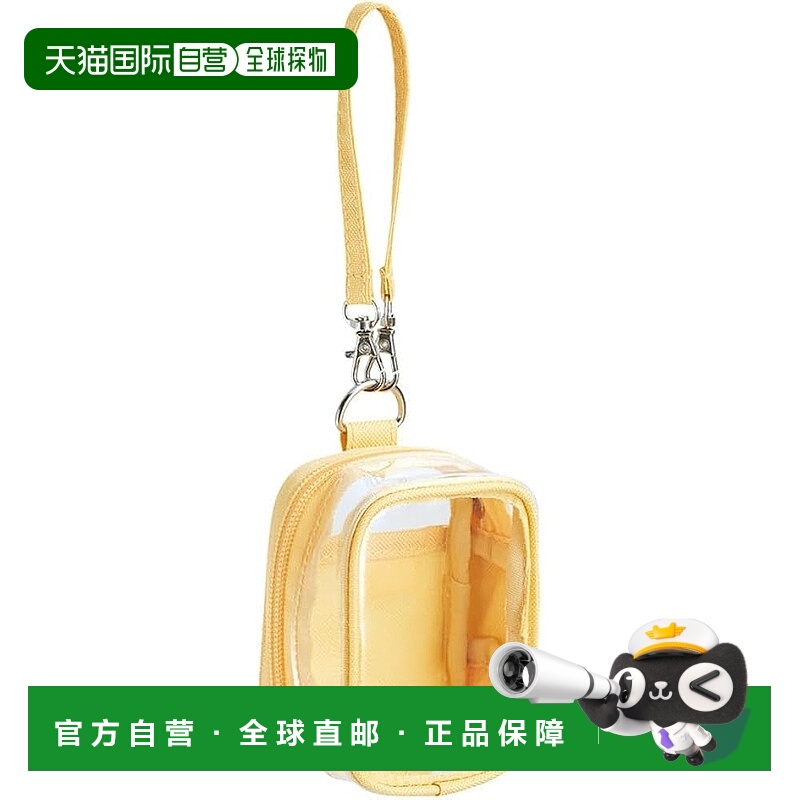 【日本直邮】LIHIT LABmyfa装饰小收纳包 迷你 黄 A3307-5