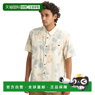 1h可退 日本直邮BILLABONG 男女同款 春夏总印花短袖衬衫 BG01112