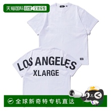 1h可退 日本直邮XLARGE 男女同款 大号拱形logo短袖t恤 101253011