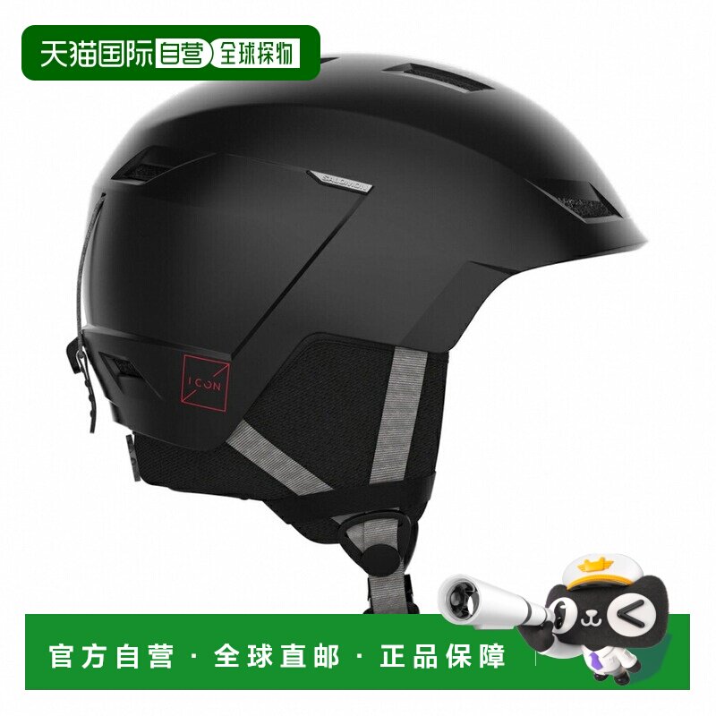 日本直邮SALOMON 滑雪头盔 Icon LT ACCESS L41214200 黑色萨洛蒙