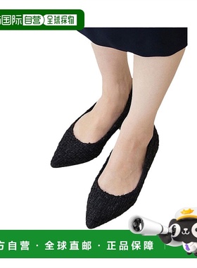 【日本直邮】Menuemenue后跟Conscious珍珠图案尖头高跟鞋（4