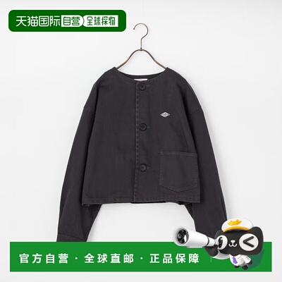 日本直邮Danton 女装 短款无领牛仔夹克 DT-A0670RKG