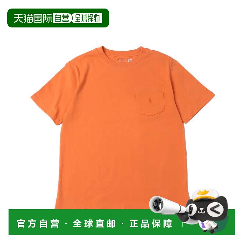 日本直邮Ralph Lauren 男童短袖 T恤 橙色图片
