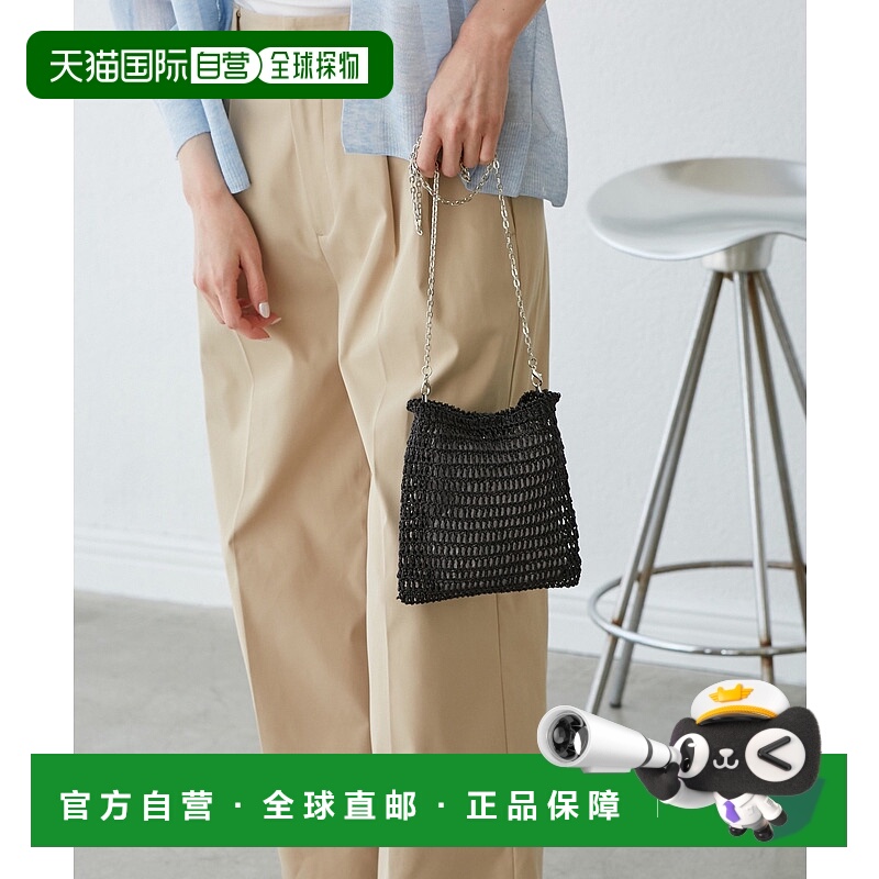 1h可退 日本直邮ROPE' PICNIC 若佩尼 女士金属光泽链条迷你单肩