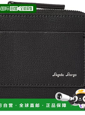 【日本直邮】Legato largo 折叠钱包 Lineare LJ-E1513 黑色 时尚