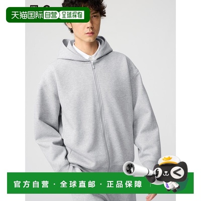 日潮跑腿UNIQLO优衣库 大号全拉链卫衣 485735