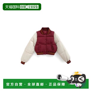 ASK105 保暖羽绒服 日本直邮GRL 拼色中棉填充学院风棒球夹克短款