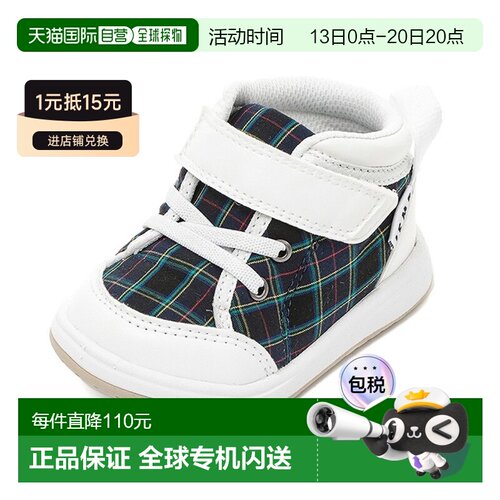 日本直邮IFME ifme light 20-4807 儿童运动鞋 婴儿 中帮 外套款