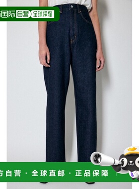 1h可退 日本直邮MOUSSY 女士高腰宽松直筒牛仔裤 010ISA116431