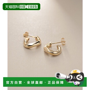 日潮跑腿COCOSHNIK K10 Kihei 图案耳钉 405-76697新款耳环耳饰