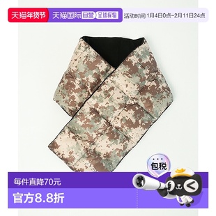 日本直邮TAION 羽绒围巾男女通用短款加厚95% 羽绒尼龙绗缝抓绒内