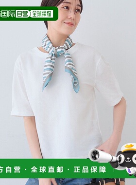 日本直邮INDIVI 可洗涤足球面料短袖运动衫 [IN1249EW071044]内搭