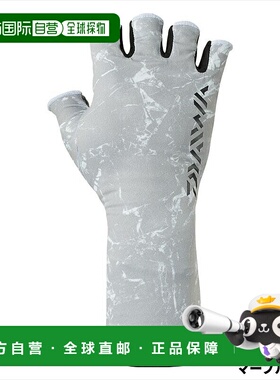 日本直邮Daiwa 手套 DG-6625 Real Fit 手套 II XL 大理石灰色 5