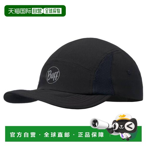 日本直邮Buff 5 PANEL GO CAP 纯色 男女通用 黑色 L/XL 运动帽