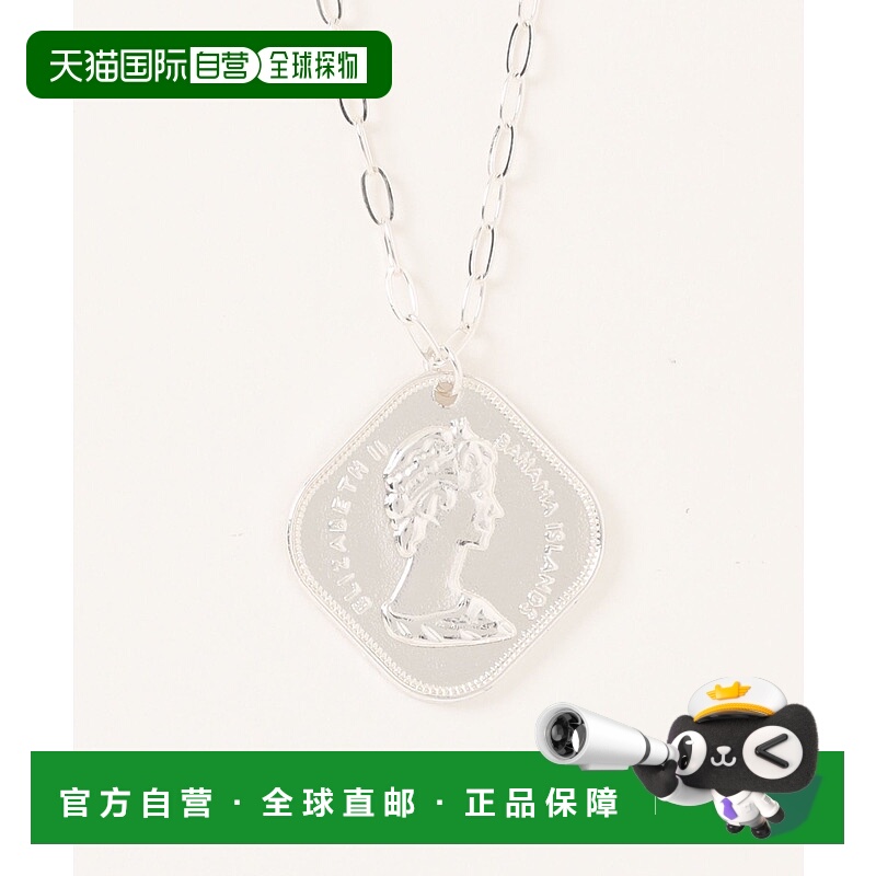 1h可退 日本直邮ROPE' PICNIC 若佩尼 女士方形硬币短款项链 2025