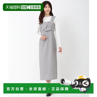 1h可退 日本直邮MISCH MASCH 2025春夏新款 蝴蝶结风连衣裙针织拼