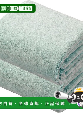 【日本直邮】CB JAPAN 干发巾2条装40×100cm 绿色 5倍吸水力