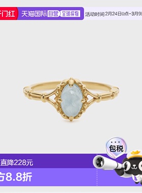 1h可退 日本直邮NOJESS 女士 海蓝宝石小拇指戒指 30244123068