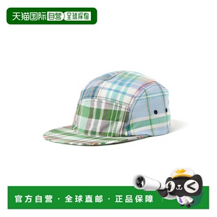 1h可退 日本直邮BEAMS PLUS 男装 五片式拼接马德拉斯格纹棒球帽