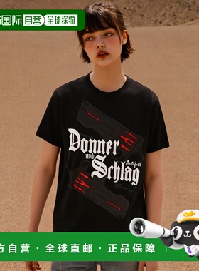 【日本直邮】COSPA T恤 Donner & Shark 黑色 休闲 XL