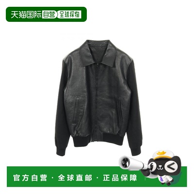 日本直邮中古LV路易威登男A级95新leather jacket皮夹克牛皮外套