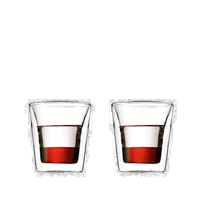 【日本直邮】波顿CANTEEN食堂双层玻璃杯100ml2个套装10108-10J