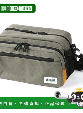 【日本直邮】肯高 LOGOS 帆布单肩包 绿色 M-GR 574195