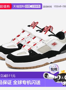 日本直邮DC SHOES JS 1 男士低帮运动鞋黑色/白色 (DS254112-060)