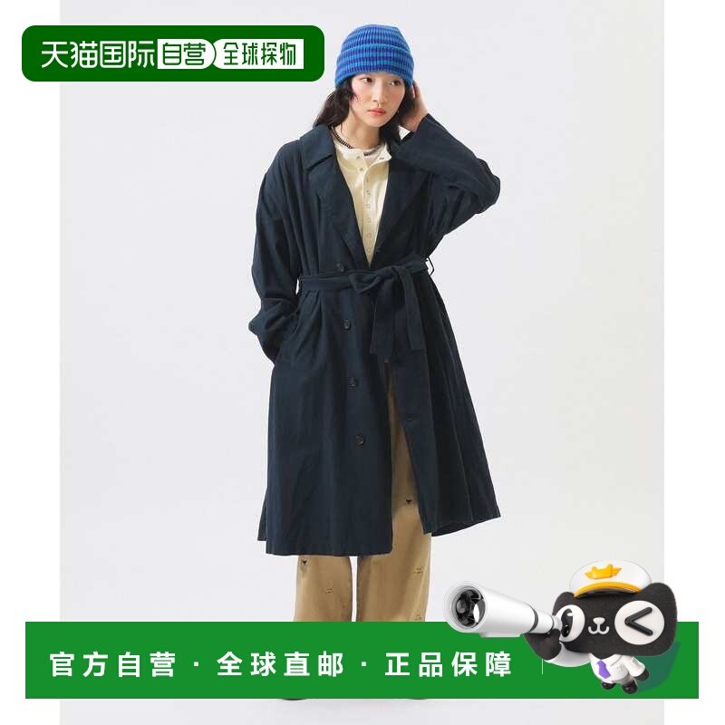 1h可退 日本直邮BEAMS BOY 女装 宽松麻棉混纺 大廓形风衣设计外,女装/女士精品,短外套,淘宝优惠券,粉丝福利购,淘宝优惠卷