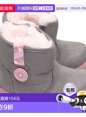 日本直邮Moonstar婴儿靴MS B139防寒抗菌防臭毛皮2E儿童Chuck Moo