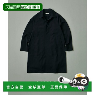 1h可退 日本直邮COLUMN男装 非虐羊毛高密度斜纹长款大衣 宽松干