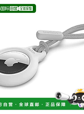 【日本直邮】Belkin AirTag盒子挂绳白色 可挂在物品上