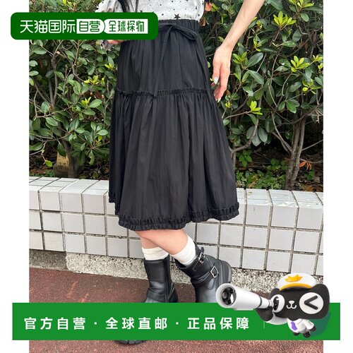 日本直邮WC 女装 中长褶皱半裙 WC26AU08L0009半身裙a字裙