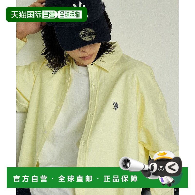 1h可退 日本直邮U.S. POLO ASSN. 男装宽松廓形衬衫 315129160001