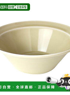 【日本直邮】山加 汤碗麦片碗 黄色日本制美浓烧O-M50305陶瓷瓷器