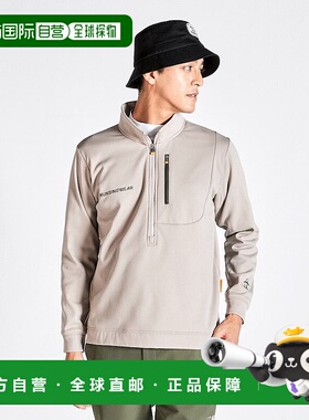 日本直邮Munsingwear ENVOY 弹力 Karuishi 半拉链剪裁长袖衫 [M0