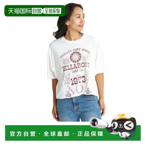 日本直邮BILLABONG SUN ECHOES 宽版宽松短款清凉速干T恤 26SU BG