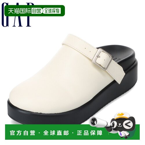 日本直邮GAP GPL32617CW女士厚底美脚拖鞋
