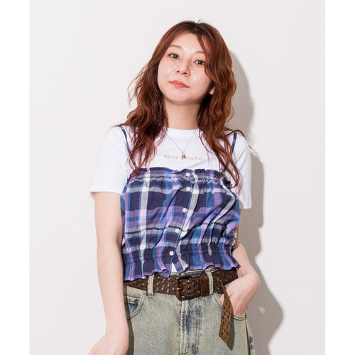 日本直邮PETIT BATEAU × FREAK'S STORE 女士 限定迷你刺绣纯棉T
