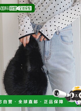 日本直邮KOBE LETTUCE 链条肩带皮草包 [B1596]