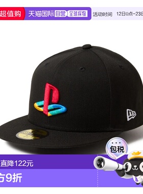 日本直邮New Era 棒球帽59FIFTY PlayStation Family Mark 多色黑
