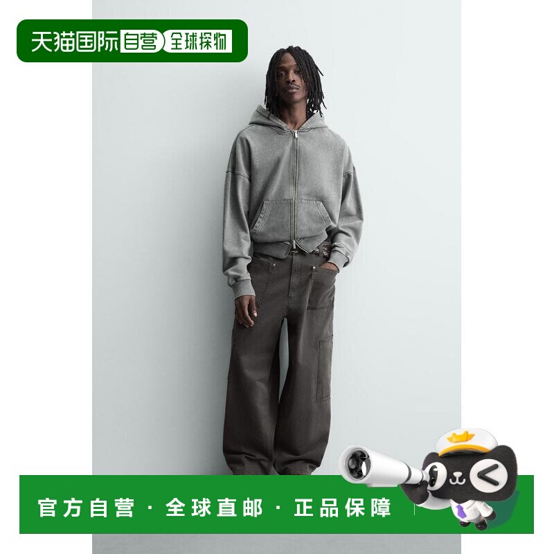 日本直邮Zara多口袋长裤休闲裤卫裤