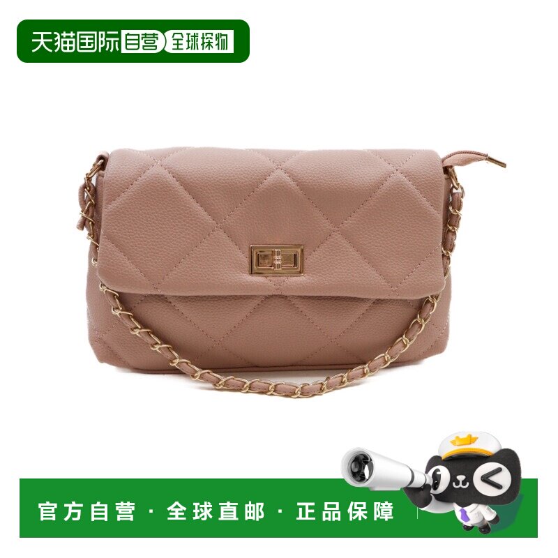 日本直邮Vivian 女装 装饰绗缝翻盖 2WAY链条包 V8016BG斜挎包