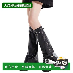 1h可退 日本直邮WEGO 女装 PU材质 腿部保暖套 设计感腰带款 MO25