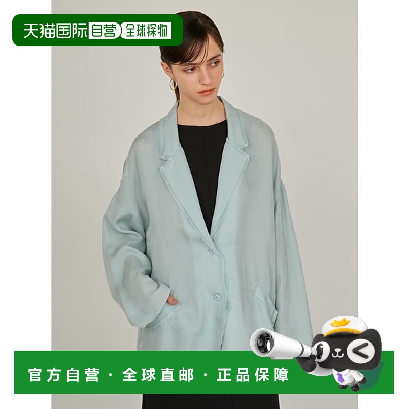 1h可退 日本直邮styling/女士宽松廓形丝质触感衬衫外套 16WFJ252