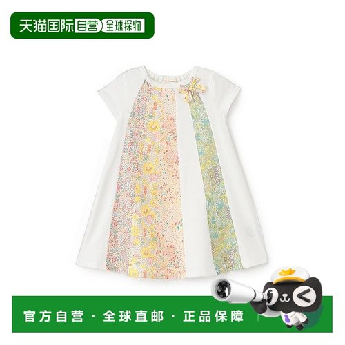 日本直邮日潮 sense of wonder自由花卉拼接连衣裙1251313