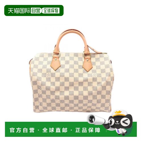 日本直邮中古LV路易威登女包A级95新Speedy30枕头包涂层/防水帆布