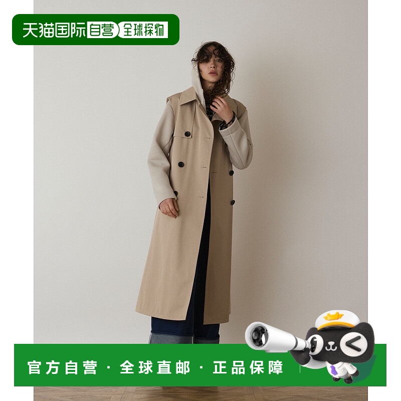 1h可退 日本直邮Diagram 女士3WAY组合式风衣外套 0325169358